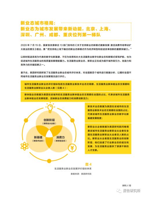 2020年生活服務業新業態和新職業從業者報告 